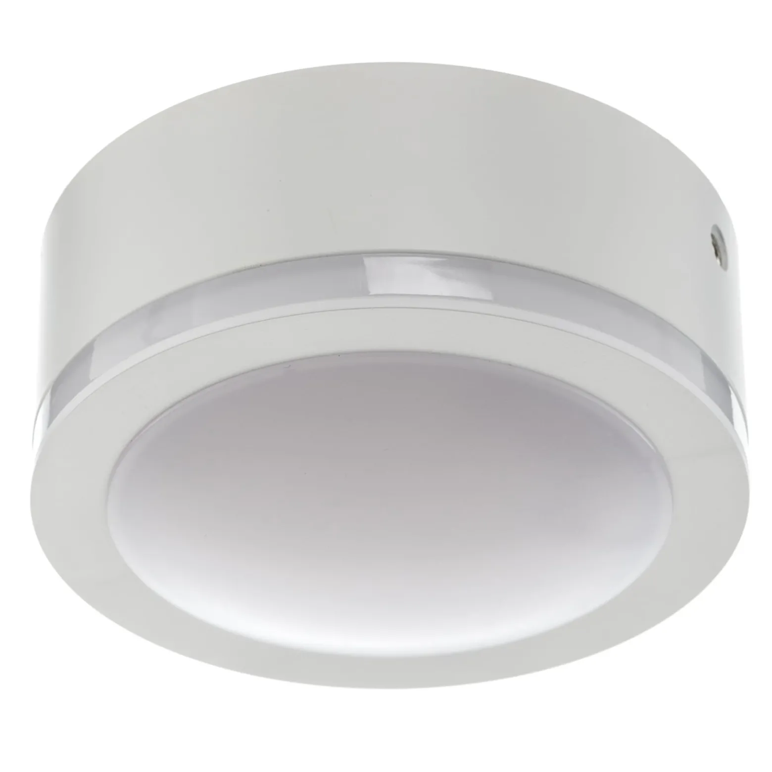 Aurora LED-alasvalo, valkoinen, Ø 9,5 cm, 3000 K