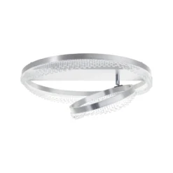 Aurora LED-kattovalaisin, alumiini, Ø 61 cm, alumiini, CCT