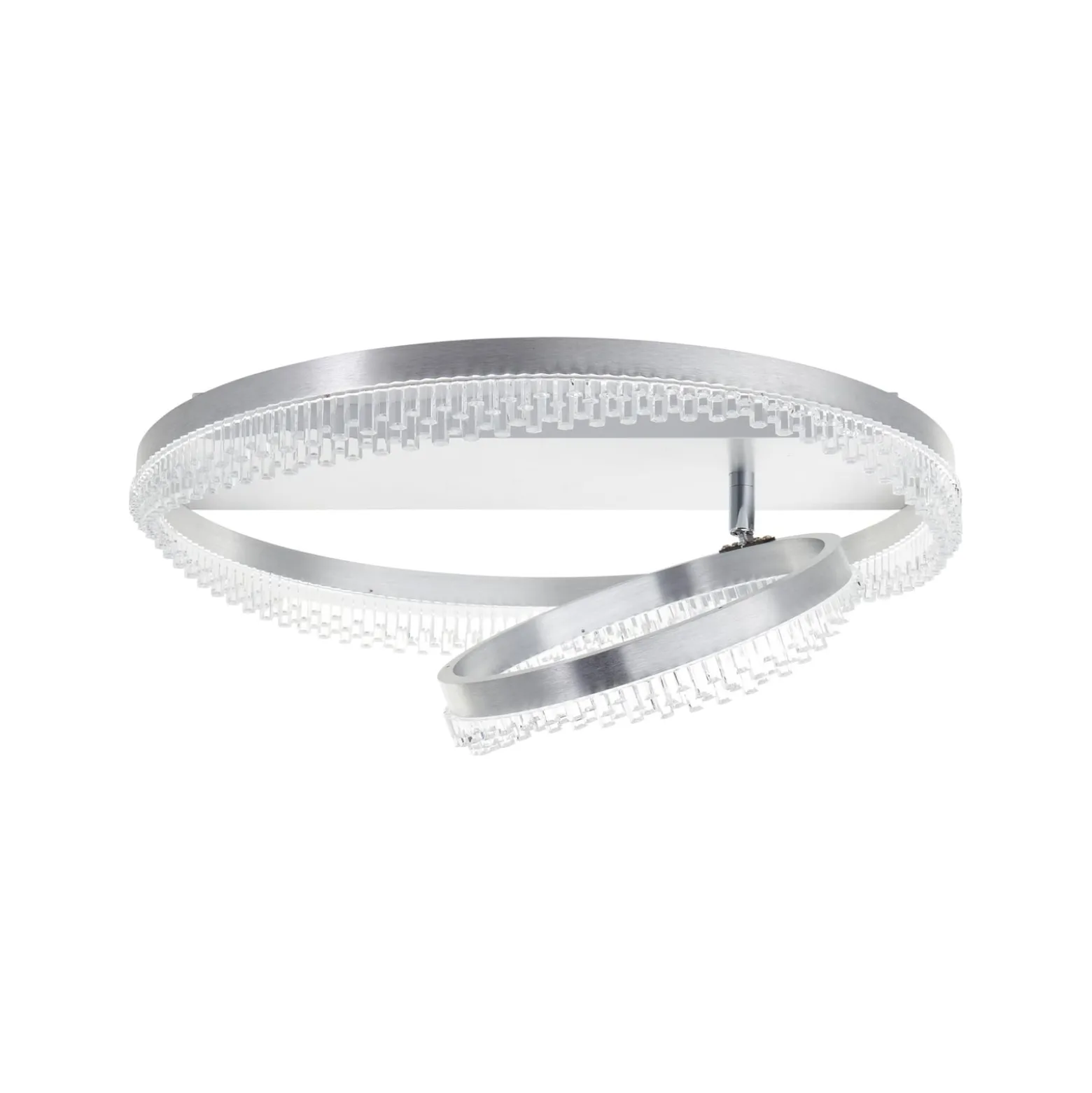 Aurora LED-kattovalaisin, alumiini, Ø 61 cm, alumiini, CCT