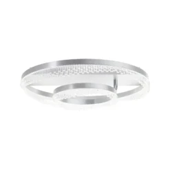 Aurora LED-kattovalaisin, alumiini, Ø 61 cm, alumiini, CCT