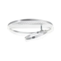 Aurora LED-kattovalaisin, alumiini, Ø 61 cm, alumiini, CCT