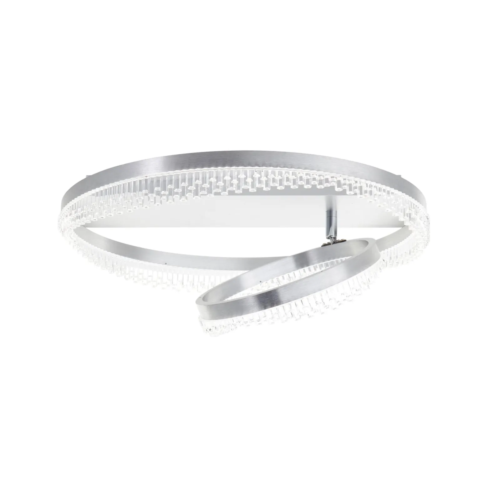 Aurora LED-kattovalaisin, alumiini, Ø 61 cm, alumiini, CCT