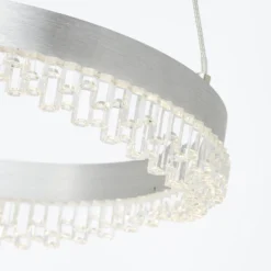 Aurora LED-riippuvalaisin, alumiini, Ø 30 cm, alumiini, CCT