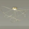 Axolight Hoops 3 LED-kattovalaisin, kultainen