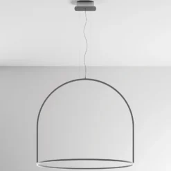 Axolight U-Light 160 -LED-riippuvalo, antrasiitti