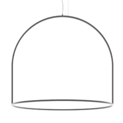 Axolight U-Light 160 -LED-riippuvalo, antrasiitti