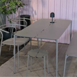 AYTM Luceo-akkulamppu, metsänvihreä, metalli, 24 cm, himmennettävä, IP44