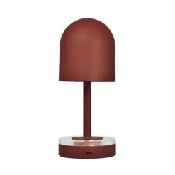 AYTM Luceo-akkulamppu, ruskea, metalli, 24 cm, himmennettävä, IP44