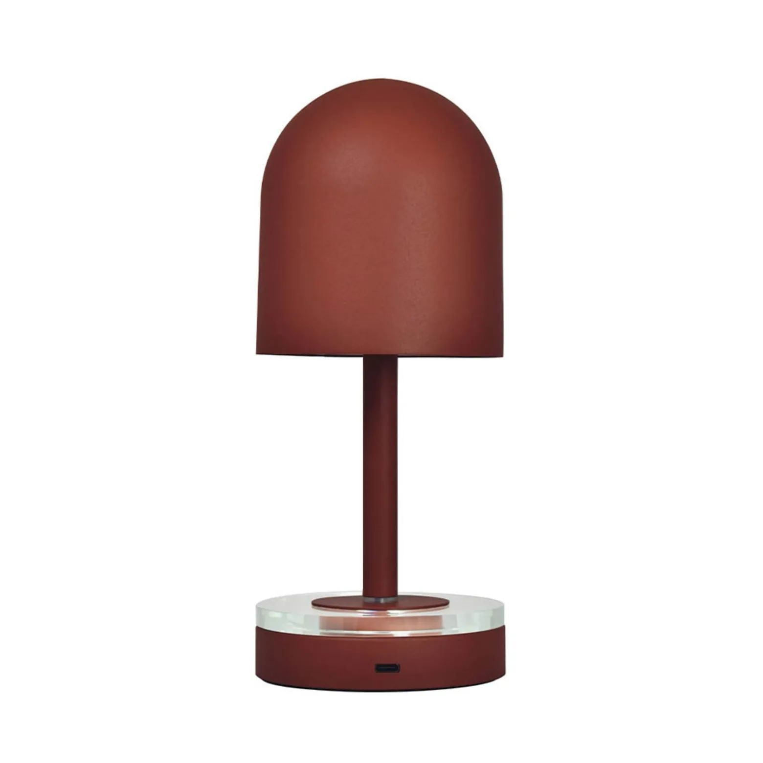 AYTM Luceo-akkulamppu, ruskea, metalli, 24 cm, himmennettävä, IP44