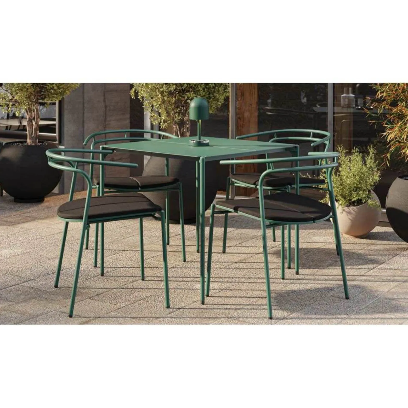 AYTM Luceo-akkulamppu, ruskea, metalli, 24 cm, himmennettävä, IP44