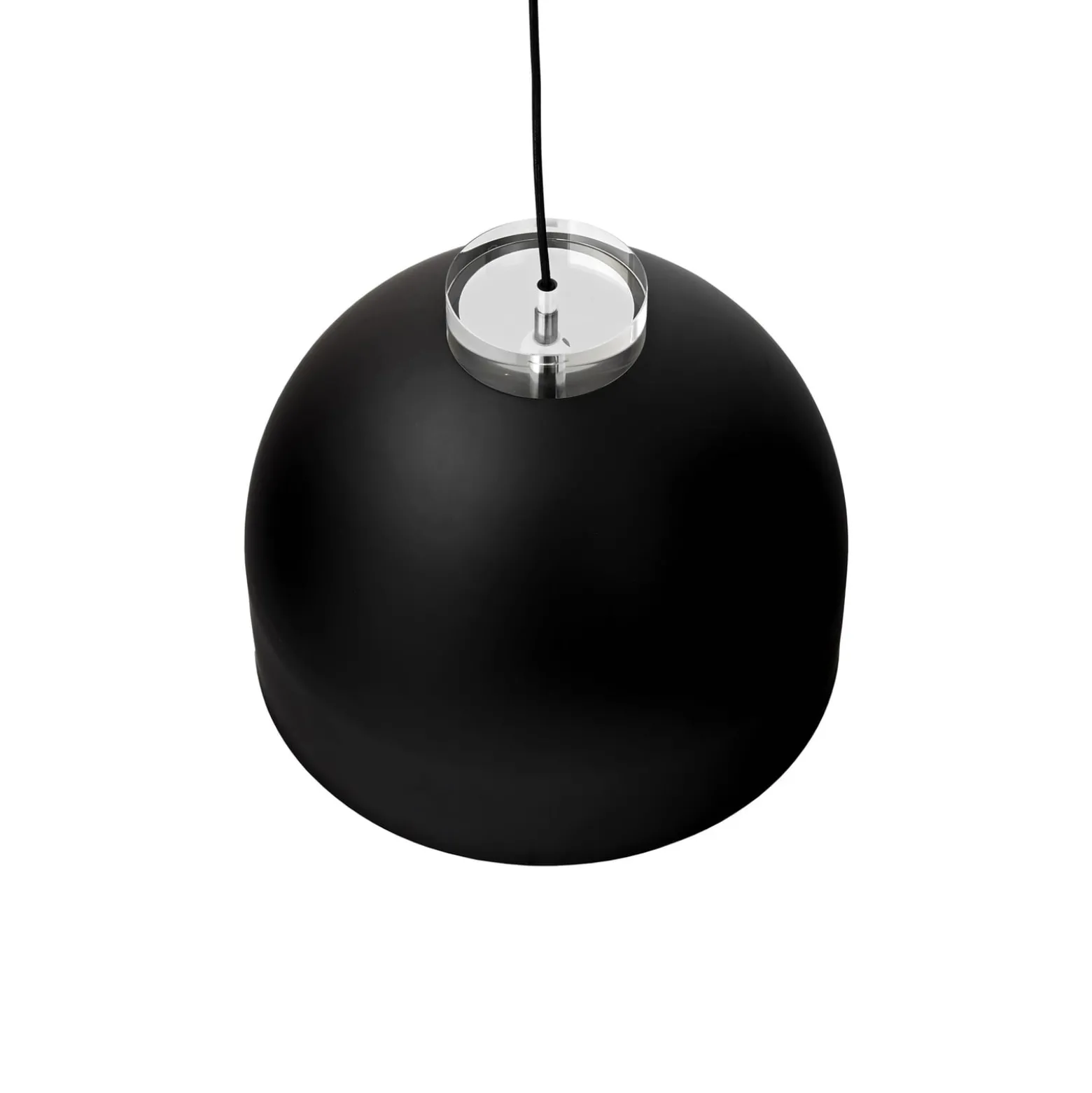AYTM Luceo-riippuvalaisin, pyöreä, musta, Ø 45 cm