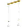 BANKAMP Grazia riippuvalaisin 2-lamp messinki
