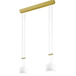 BANKAMP Grazia riippuvalaisin 2-lamp messinki