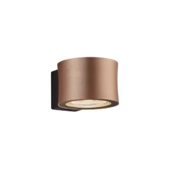 BANKAMP Impulse LED-seinävalaisin ruusukulta