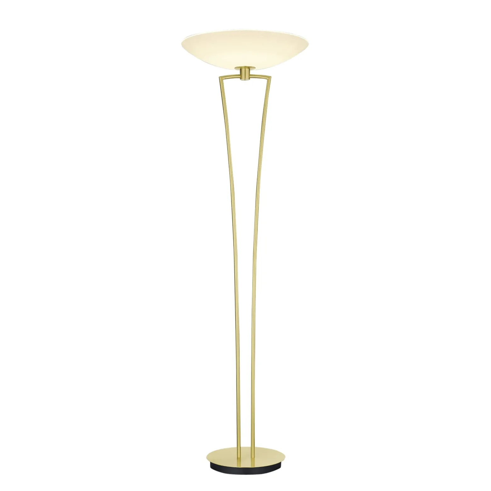 BANKAMP Lady LED-lattiavalaisin, ZigBee, messinki