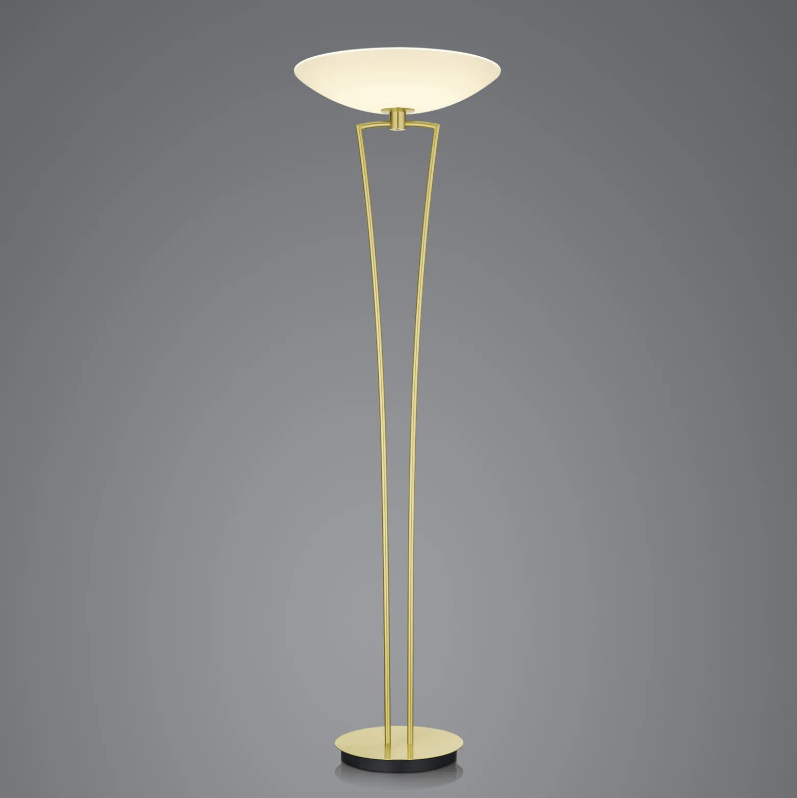 BANKAMP Lady LED-lattiavalaisin, ZigBee, messinki