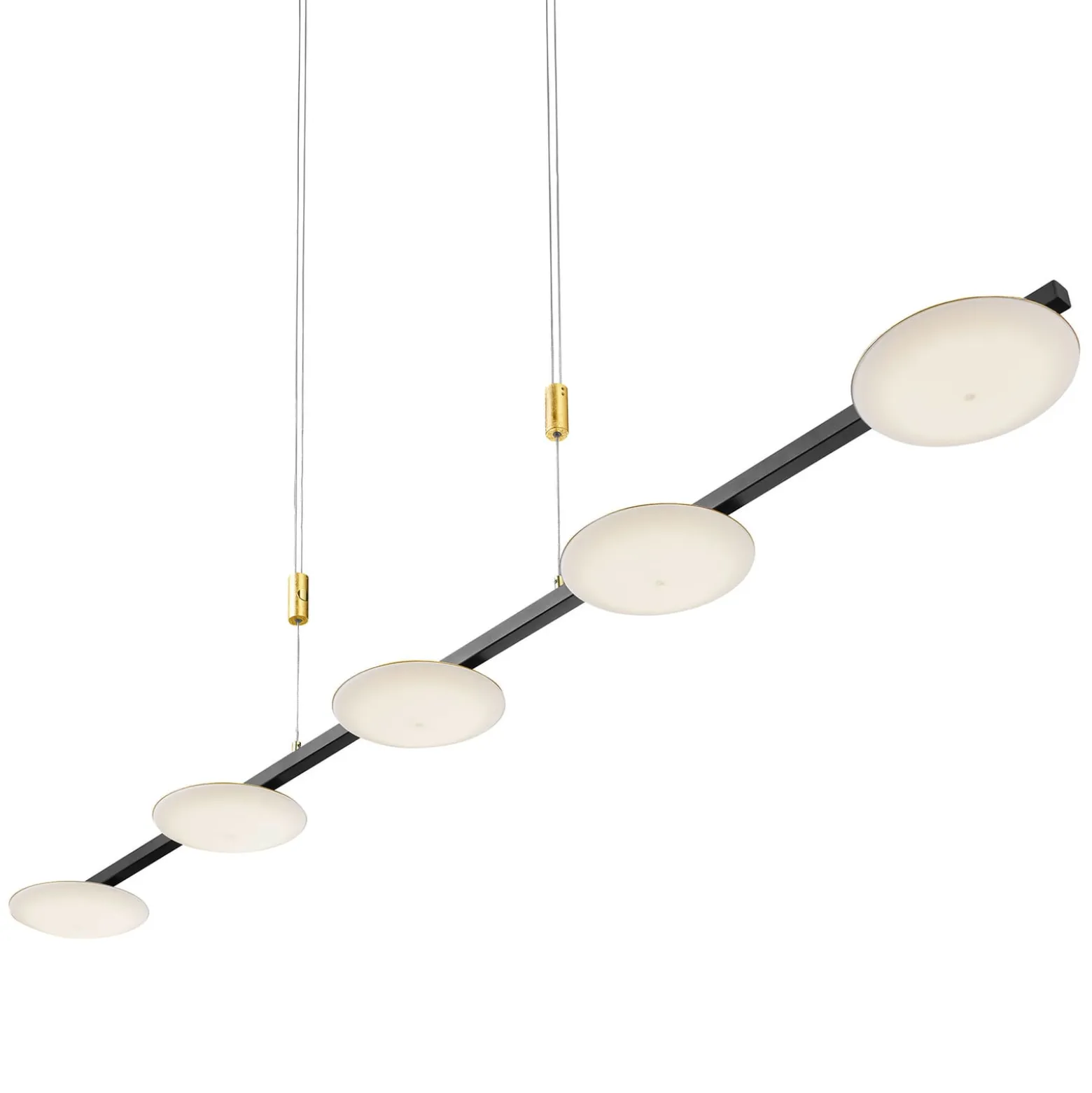 BANKAMP Pure Up LED-riippuvalaisin, viisi lamppua