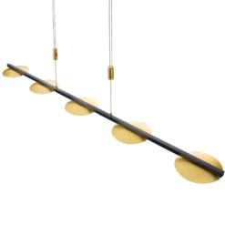 BANKAMP Pure Up LED-riippuvalaisin, viisi lamppua