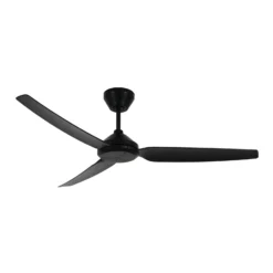 Beacon-kattotuuletin, Polis, musta, DC, hiljainen, halkaisija 137 cm, IP55