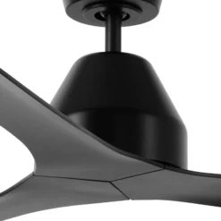 Beacon-kattotuuletin Whitehaven, musta, hiljainen, halkaisija 142 cm