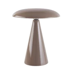 Beacon LED-akkukäyttöinen pöytävalaisin Kinoko, ruskea, 27 cm, CCT