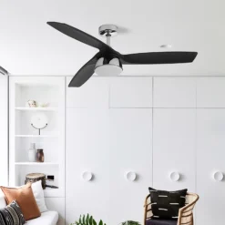 Beacon LED kattotuuletin Bronx DC moottori hiljainen 132 cm CCT