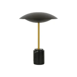 Beacon pöytävalaisin Loft, musta, korkeus 42 cm, marmorijalusta