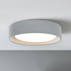 Beacon Uno -kattovalaisin, harmaa, betoni, halkaisija 27 cm, GX53