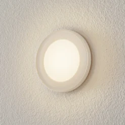 BEGA Accenta seinä pyöreä rengas valkoinen 315lm