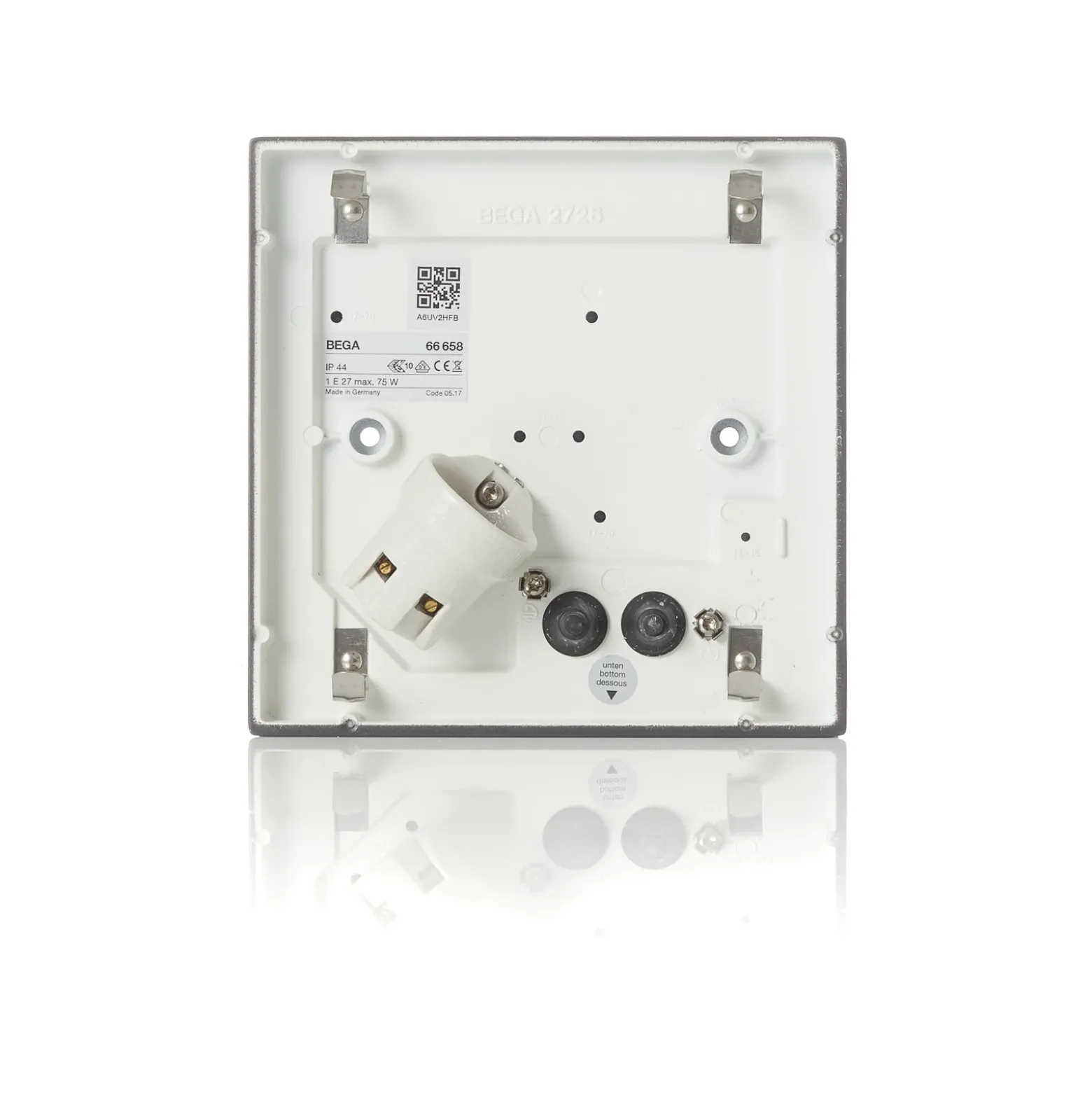 BEGA 66658K3 -LED-seinävalaisin, 21 x 21 cm