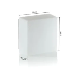 BEGA 66658K3 -LED-seinävalaisin, 21 x 21 cm