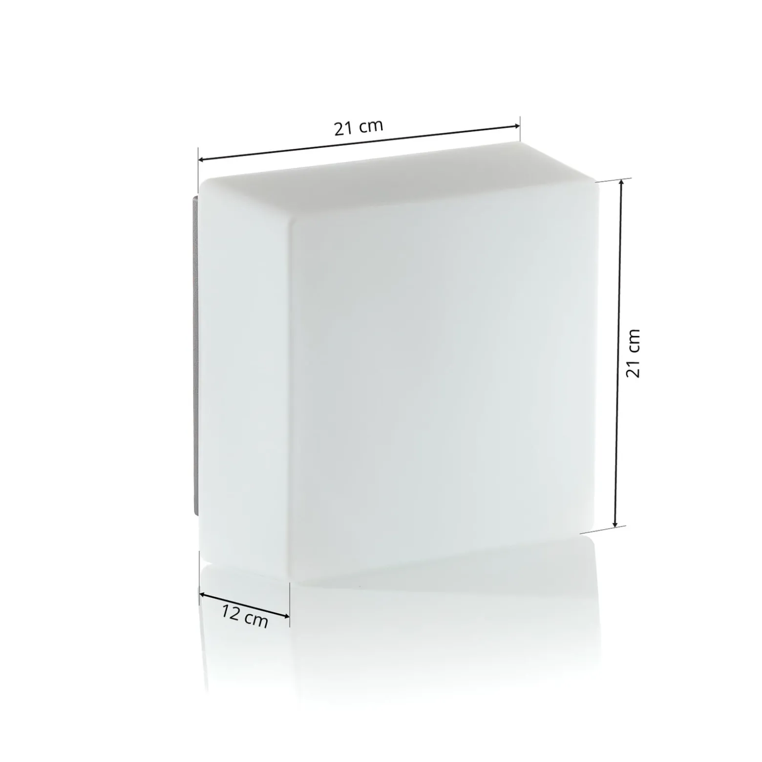 BEGA 66658K3 -LED-seinävalaisin, 21 x 21 cm
