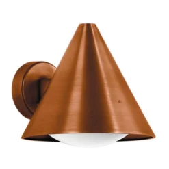 BEGA 31473K3 -LED-ulkolamppu, kupari/opaalilasi