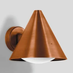 BEGA 31473K3 -LED-ulkolamppu, kupari/opaalilasi