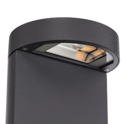 BEGA LED-jalustavalaisin 84749, grafiitti, valualumiini, lasi