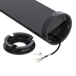 BEGA LED-jalustavalaisin 84749, grafiitti, valualumiini, lasi