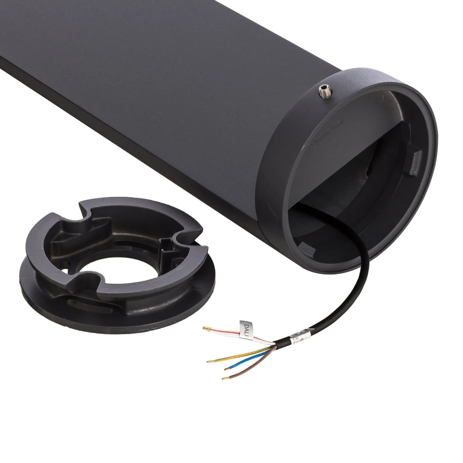 BEGA LED-jalustavalaisin 84749, grafiitti, valualumiini, lasi