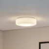BEGA LED-kattovalaisin 50036P K3, valkoinen, Ø 35 cm, muovi DALI