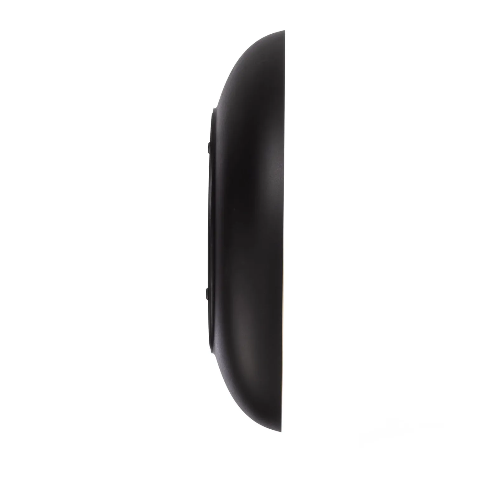 BEGA LED-peili Studio Line musta-messinki, Ø 50 cm