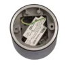 BEGA LED-pinta-asennuspistevalaisin Studio Line, musta/alu, Ø 9 cm,