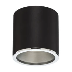 BEGA LED-pinta-asennuspistevalaisin Studio Line, musta/alu, Ø 9 cm,