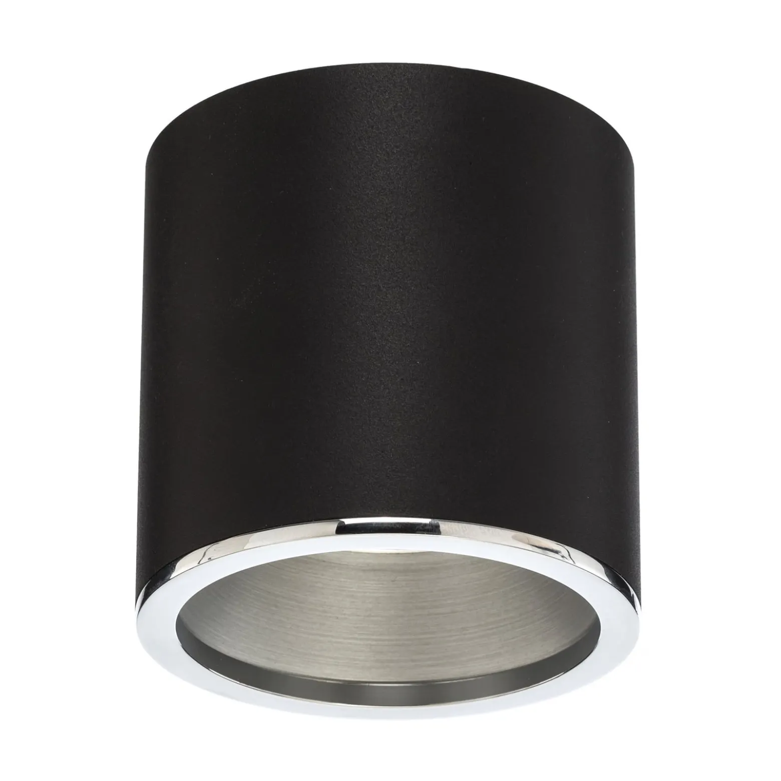 BEGA LED-pinta-asennuspistevalaisin Studio Line, musta/alu, Ø 9 cm,