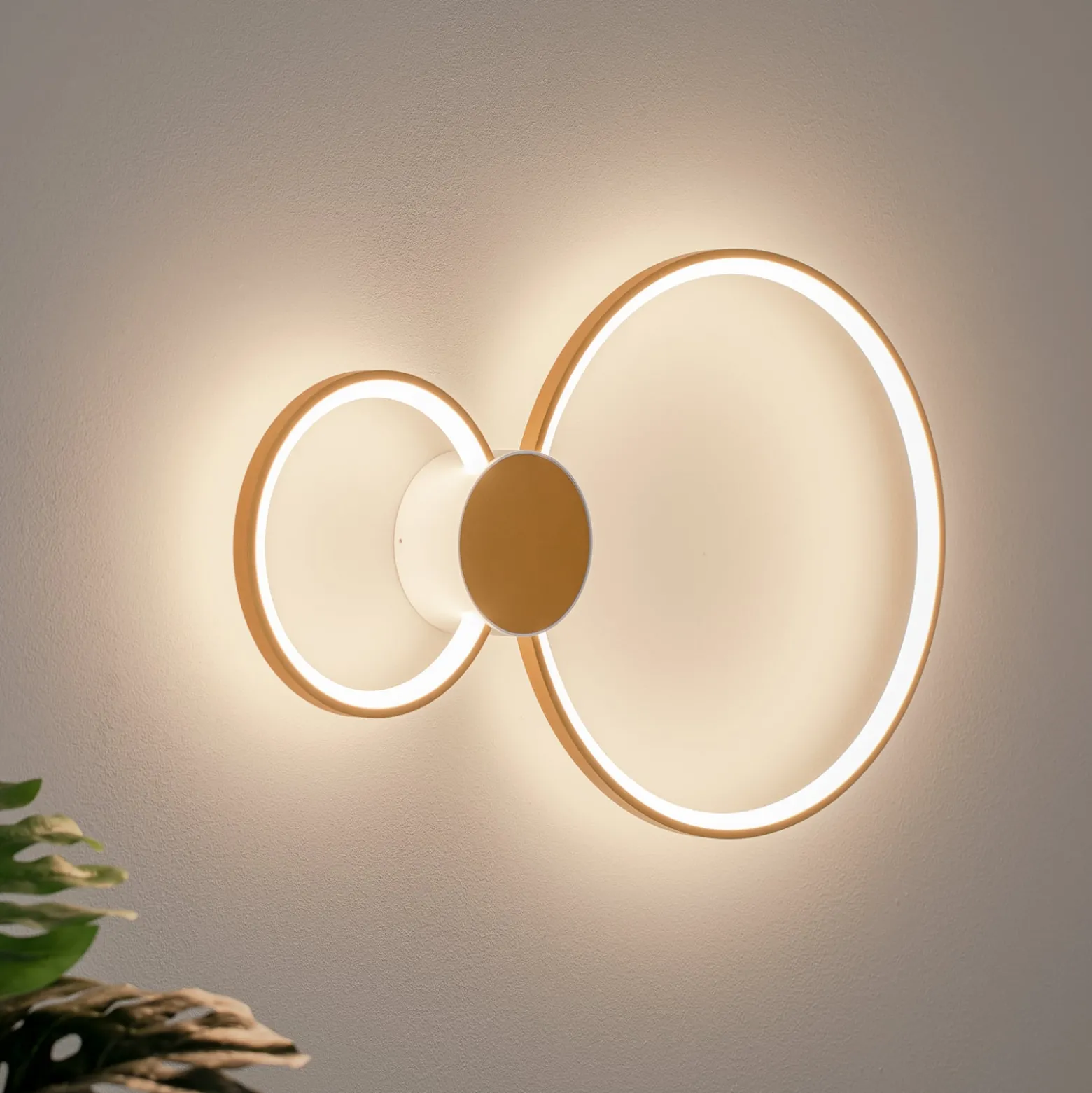 BEGA LED-seinävalaisin 51298.4 , samettimessinki, metalli, DALI