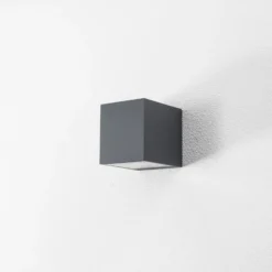 BEGA LED-ulkoseinävalaisin 24718 K3, grafiitti, alaslaskettu, valettu