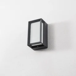 BEGA LED-ulkoseinävalaisin 22750 K3, grafiitti, valettu alumiini. Lasi