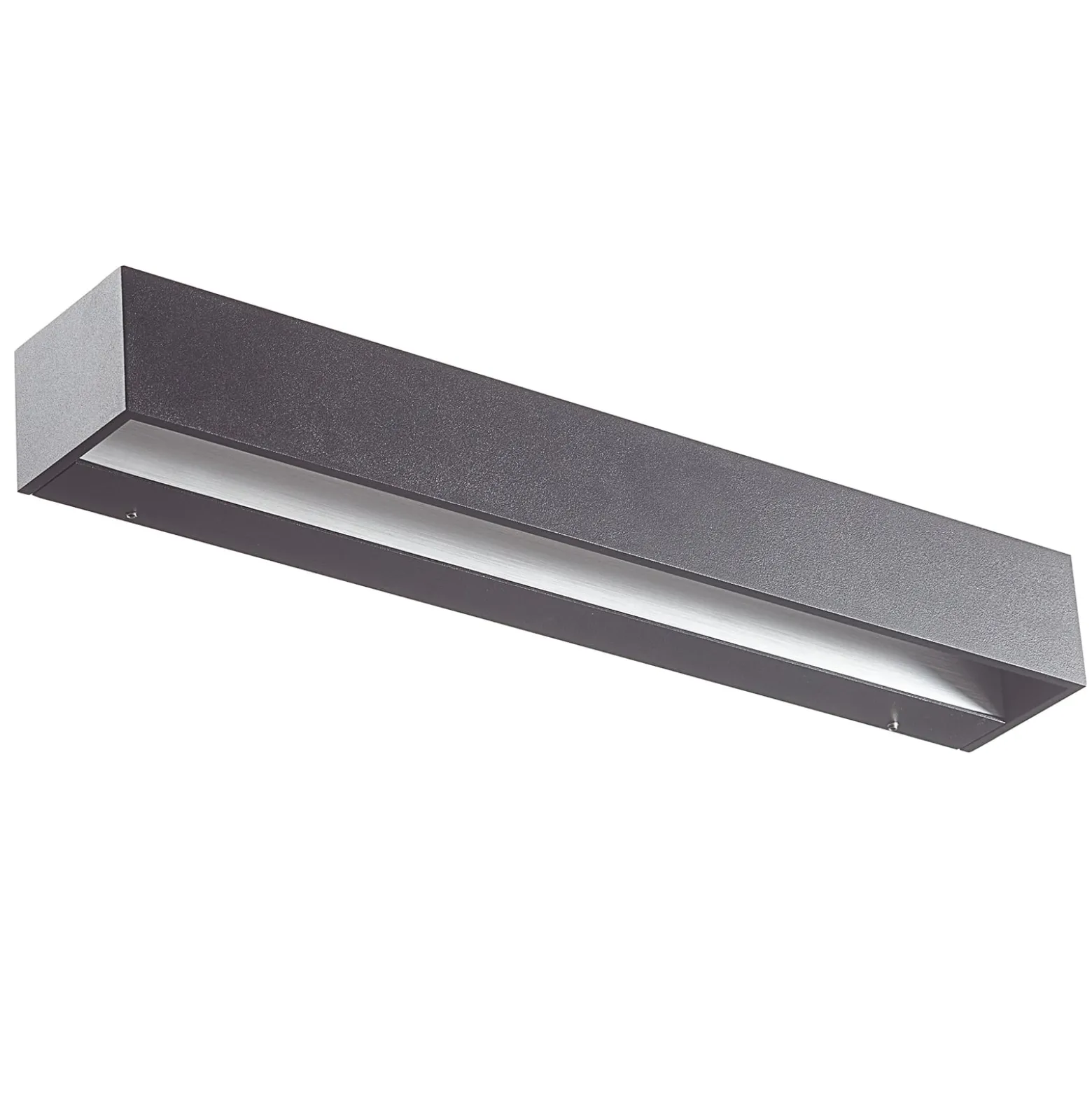BEGA Studio Line seinävalo leveä musta/alu 50cm