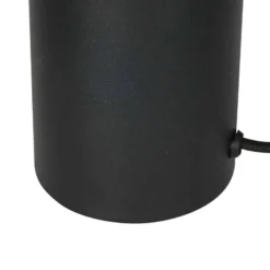 Bloeba-pöytävalaisin, musta, ruskea köysiverhoilu, Ø 23 cm
