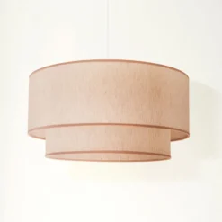 Boho-riippuvalaisin, beige, halkaisija 45 cm, tekstiili