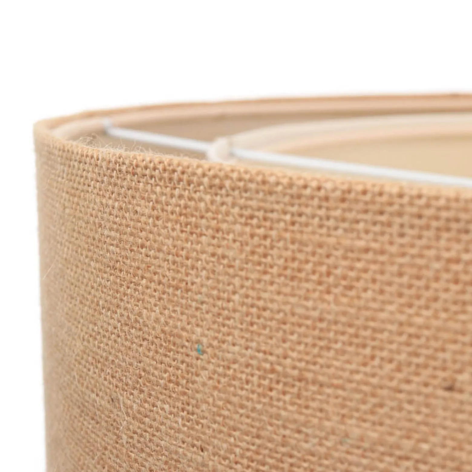 Boho-riippuvalaisin, kerma/beige, Ø 50 cm, korkeus 21 cm, juutti