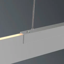 Bopp LED-riippuvalo Nano 2.0, pituus 140 cm, alumiinivärinen